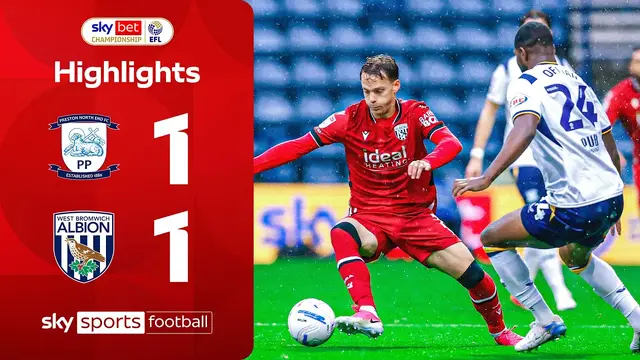 Spoils shared at Deepdale 🤝 | Preston 1-1 West Brom | EFL Highlights