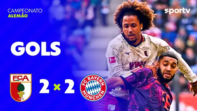 AUGSBURG 2 X 2 BAYERN DE MUNIQUE | GOLS | CAMPEONATO ALEMÃO 2026/27 | sportv
