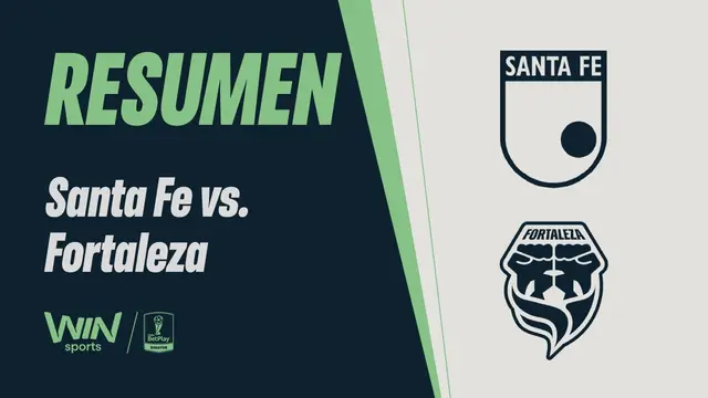Santa Fe vs. Fortaleza (goles y resumen) | Copa BetPlay Dimayor 2026 | Octavos