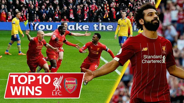 Top 10: BEST Liverpool vs Arsenal Premier League games at Anfield