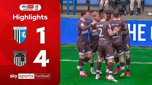 Rodgers nets STUNNER in convincing win 💥 | Gillingham 1-4 Grimsby | EFL Highlights
