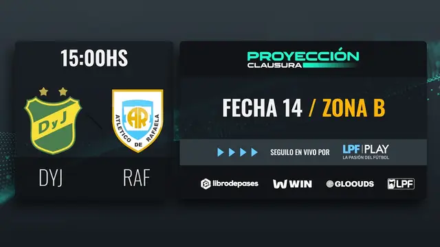 #TorneoProyección Clausura 2026 | FECHA 14 |   Defensa y Justicia - Atlético de Rafaela