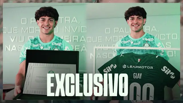 ENTREVISTA EXCLUSIVA: GIAY COMPLETA 100 JOGOS PELO PALMEIRAS