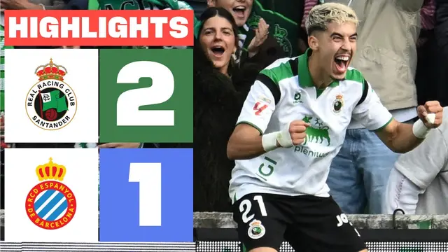 R. RACING CLUB 2 - 1 RCD ESPANYOL | RESUMEN LALIGA EA SPORTS