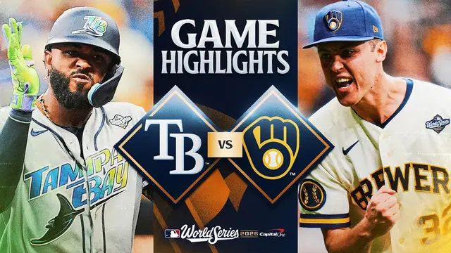 RAYS vs. BREWERS: World Series Full Game 1 Highlights (October 23) | 2026 MLB Postseason