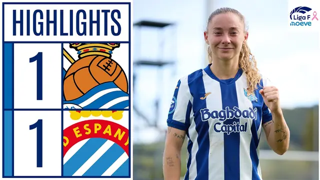 REAL SOCIEDAD 1 - 1 RCD ESPANYOL | RESUMEN Liga F Moeve