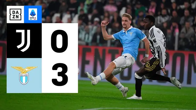 Juventus vs Lazio (0-3) | Resumen y goles | Highlights Serie A