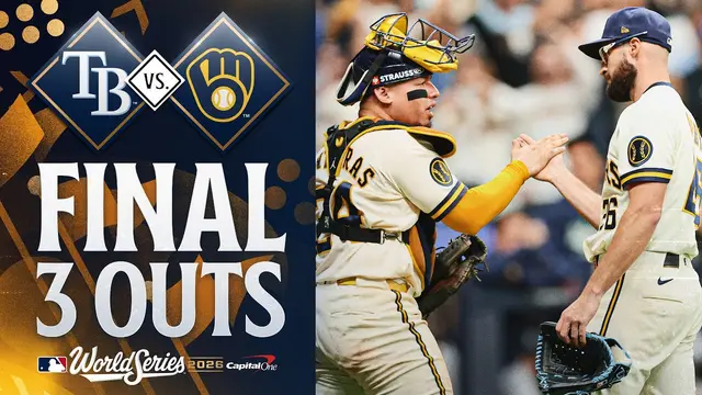 FINAL 3 OUTS: Brewers complete Game 2 comeback in the 2026 World Series! | MLB Highlights
