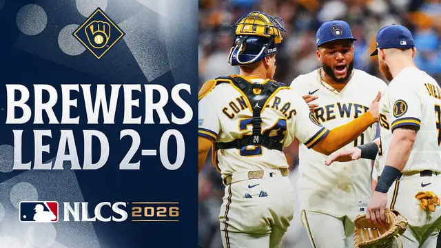 FULL HIGHLIGHTS: Brewers jump out to HUGE 2-0 lead on the Dodgers in NLCS with home wins!