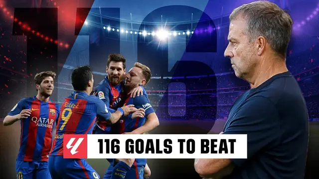 ¿Puede el BARÇA de HANSI FLICK batir el RÉCORD de 116 GOLES? 👀