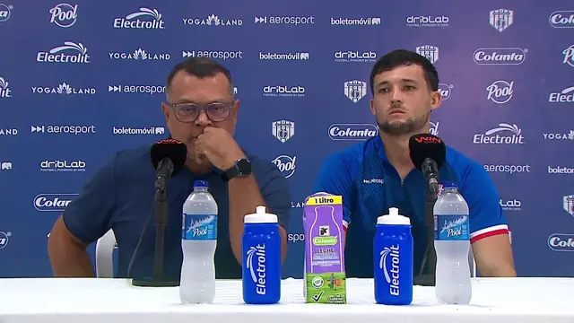 Rueda de prensa de Unión Magdalena tras su partido con Atlético