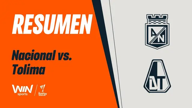 Nacional vs. Tolima (resumen) | Liga BetPlay Dimayor 2026-2 | Fecha 9