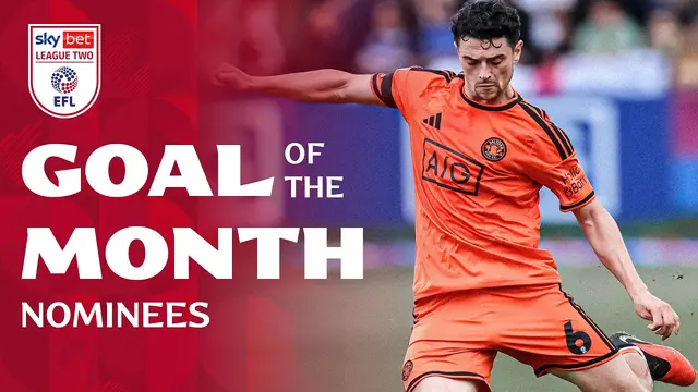 Sky Bet League Two Goal of the Month | September nominees