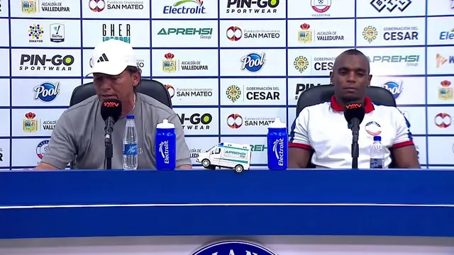 Rueda de prensa de Alianza Valledupar tras su partido con Águilas Doradas