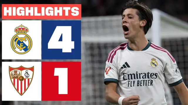 REAL MADRID 4 - 1 SEVILLA FC | RESUMEN LALIGA EA SPORTS