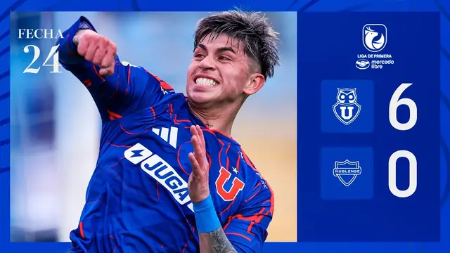 Universidad de Chile 6-0 Ñublense | #LigadePrimeraMercadoLibre 2026 | Fecha 24